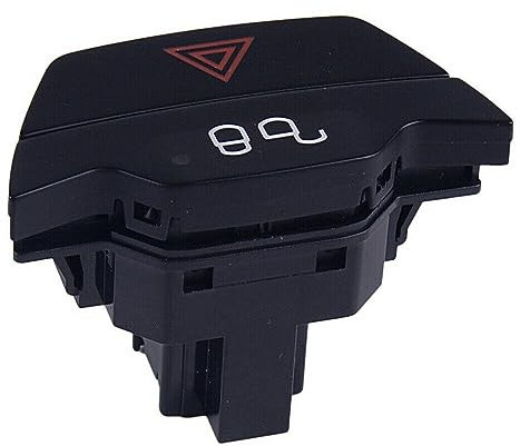 Bohaner Türverriegelung Warnblinkschalter Warnblinkleuchte Notblinkschalter Zentralverriegelung Verriegelungsschalter Passt für Ford Fiesta MK7 Focus MK3 B-/C-MAX 1519127
