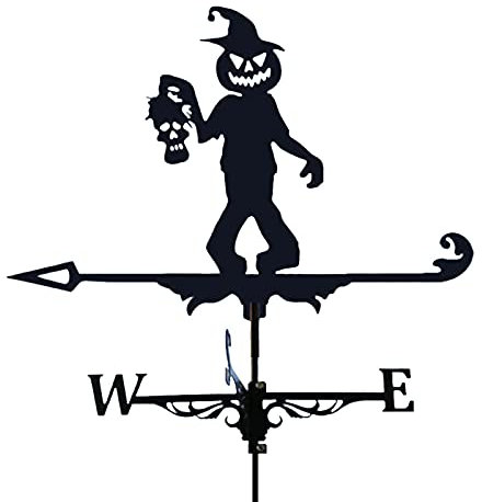 Girouette en métal pour jardin, girouette en métal pour cour, décoration de toit, girouette en métal ou