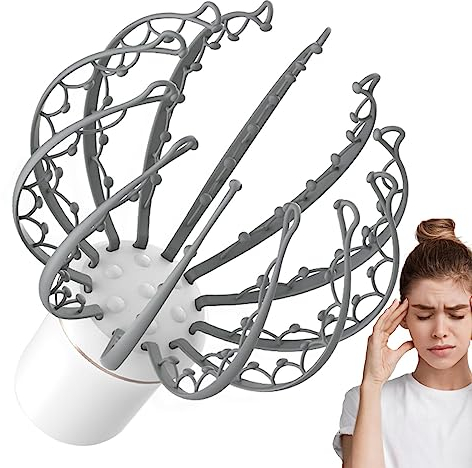 Electric Octopus Claw Scalp Massager - Portable Battery Powered Scalp Massager | Hair Scalp Massager, Scalp Scratcher, Head Scalp Massager for Relaxation, Tension, Sleeping Teksome