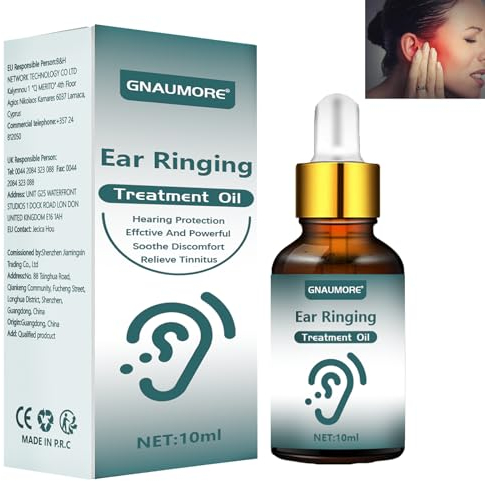 Ohrentropfen für Effektive,Tinnitus Ohrentropfen,Ohrensausen Linderung,Tinnitus-Ohrentropfen,Tinnitus Symptome Ohrpflegeflüssigkeit,1PC