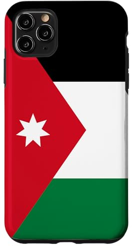 Hülle für iPhone 11 Pro Max Jordanische Flagge von Jordanien