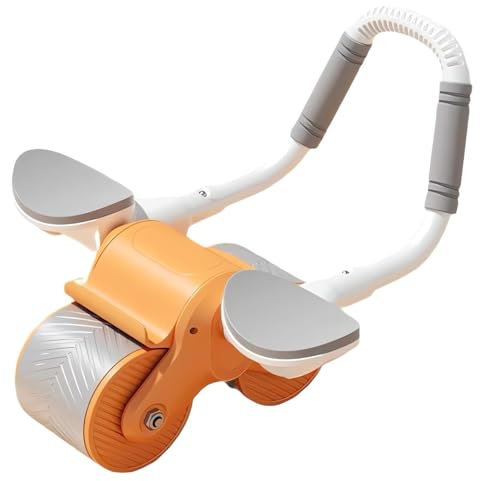 AouiSton Ab Roller, Rebound bauchroller, Automatisch rebound bauchtrain, Bauchroller mit rebound mit Kniematte, zum training der coremaster, Bauchmuskeltrainer für Reisen und Hause