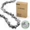 BYANE Carbide Chainsaw Chain 14 Inch, 3/8 LP Pitch, 050 Gauge, 50 Drive Links, Low Kickback, Fits STIHL, MCCULLOCH, REMINGTON, and More- S50 (1 Chain)