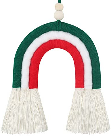 INS Raumdekoration, handgefertigter gewebter Baumwollseil, Schlüsselanhänger, Regenbogen-Hängedekoration, Wanddekoration, Foto-Requisiten