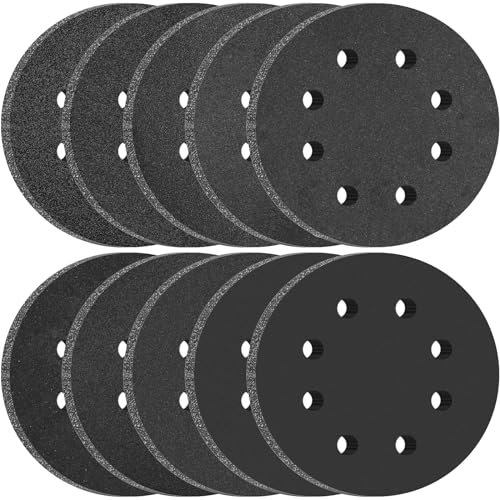 SZTVECFW 125mm Sanding Discs Hook and Loop 8 Hole Wet and Dry 100 pcs Grit 80 120 180 240 320 400 600 800 1000 2000 for Orbital Sander
