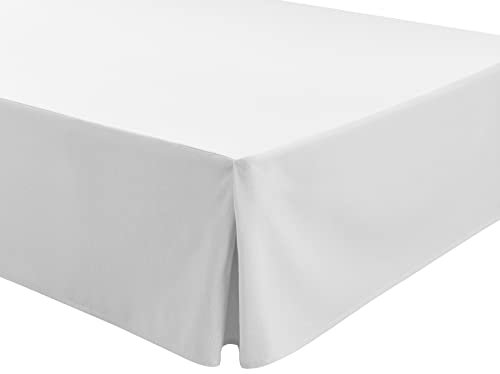 EasyCosy - Cache Sommier ATENEA, Couvre Sommier Lit 90 - (90x190/200cm). Couleur Gris Clair