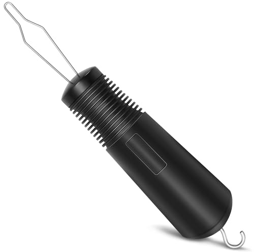 NINEMAX Button Hook and Zip Puller Easy Grip Button Helper Zip Hook Shirt | Disability Aid for Disability Seniors(1Pc)