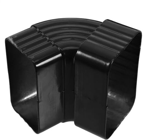 NUOBESTY Raccord Gouttière Aluminium Coude Ondulé Flexible Connecteur Tuyau Évacuation Pluie Accessoires Plomberie