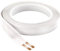 predolo Cavo elettrico a 2 conduttori 22AWG, filo LED piatto e stretto, design per superfici murali, bianco, per luci e strisce di altoparlanti, Fl20505 1 Metro