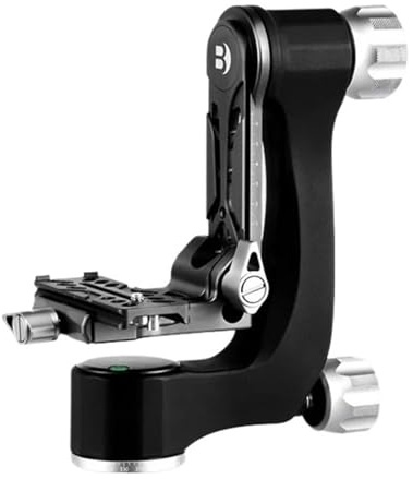 Gimbal Testa, Testa cardanica GH2NCN for treppiede e monopiede, supporto for fotocamera, 25 kg