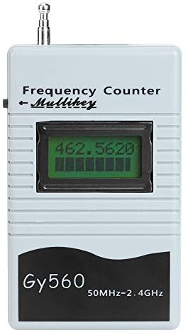 GY560 50Mhz to 2.4Ghz Portable Frequency Counter Two-Way Radio Frequency Measuring Tool for Car Boat