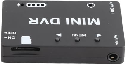 Dioche Batería NtMini FPV DVR Module - NTSC/PAL Switchable - Built-in Battery Video & Audio Recorder for RC Models - Lightweight & Aluminum Design - 32GB Support - Ideal