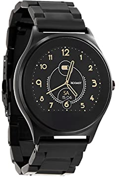 X-WATCH 54021 QIN XW Pro Herren Smartwatch Edelstahl iOS & Android Smartwatch – Smart Uhr Herren mit Fitness Tracker Funktionen – Pulsmesser