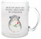 Mr. & Mrs. Panda Teetasse Chinchilla Blume - Geschenk, Tiermotive, Büroalltag, Teeglas, Tasse mit Henkel, Teetasse aus Glas, Glas Teetasse, lustige