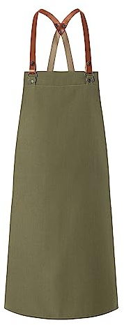 Karlowsky LS 37 Passion Latzschürze Green-Generation aus recyceltem Plastik, 65% Polyester/35% Baumwolle, Einheitsgröße, 85cm Länge, 70cm Breite