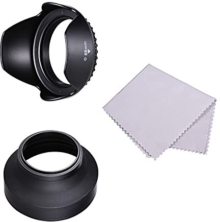 Andoer 58-mm-Gegenlichtblenden-Set für Canon EOS 700D 650D 600D Rebel T5i T4i T3i T3 für Canon EF-S 18-55 mm 1: 3,5-5,6 is-Objektiv