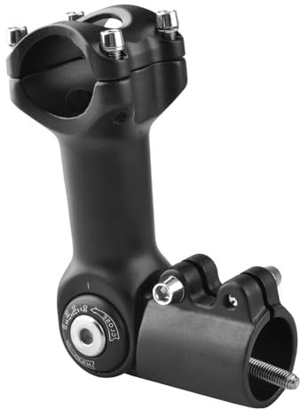 Azarxis Vorbau 0-90 Grad 25.4 31.8mm Einstellbare Lenkervorbau, Fahrradlenker für Mountainbike Rennrad BMX MTB (31.8 x 93mm)