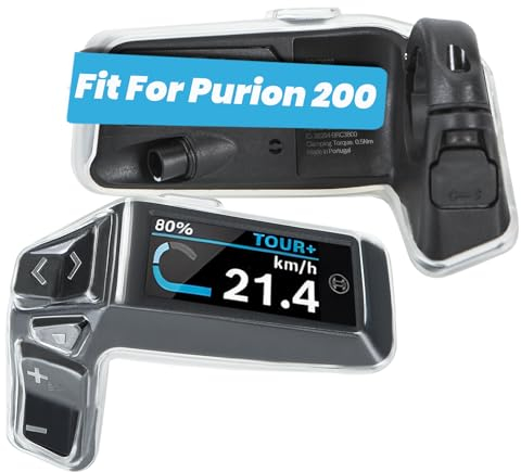 Besudo Schutzhülle passend für Bosch Purion 200 Display & Bedieneinheit(BRC3800) Das smarte System - Protective Display Cover vor Kratzern, Stößen - Ebike Zubehör - L045-K