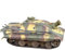 TECKEEN 1:72 Alliage Deuxième Guerre Mondiale Allemand E-50 Mortier Assult 38 cm Modèle de Char de Chasseur Simulation de Chasseur Science Militaire Modèle d'exposition