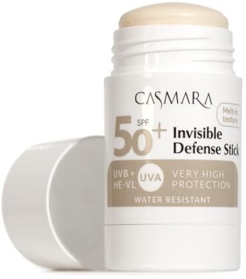 CASMARA - Protector Solar Facial SPF 50+ en Stick Invisible – Protección UVA UVB y Luz Azul – crema solar facial 50 Hidratante y Antiedad – Reaplicación Fácil para Uso Diario y Deporte