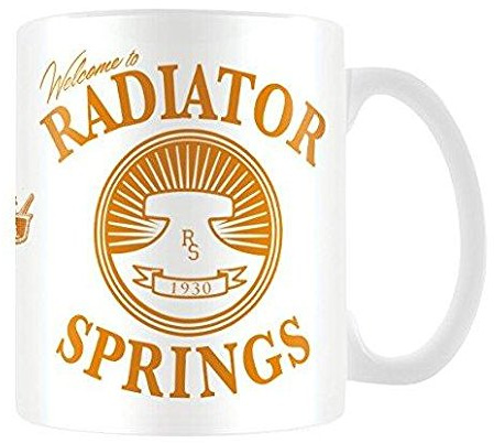 Disney Pixar Pyramid International (Cars Radiator Springs) Official Boxed Ceramic Coffee/Tea Mug, Multi-Colour, 11 oz/315 ml