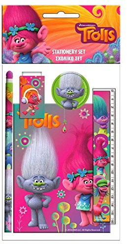 TROLLS – Set papeleria 5 pièces (Factory 34520755)