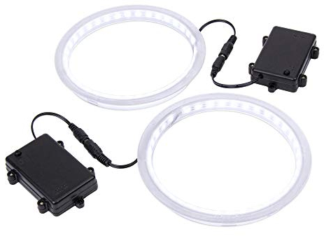 GoSports Cornhole Light Up LED Ring Kit 2pc Set - Compatible with All Cornhole Games (Red, White or Blue)