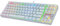 Redragon K552RGB KUMARA White, Teclado Mecánico Tenkeyless, interruptores azules, Reforzado, Retroiluminado RGB Distribución INGLES- Color Blanco- PC Windows Compatible