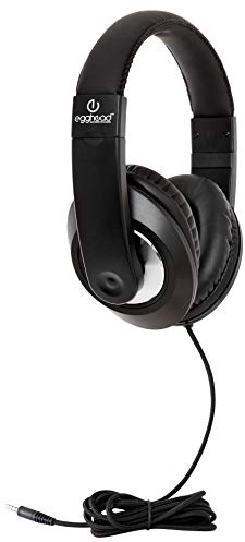 Egghead Cuffie stereo per test scolastici, confezione da 10
