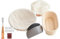 Banneton Proofing Baskets & Sourdough Starter Kit – 9 Round, 10 Oval with Dough Scraper, Bread Lame (5 Blades), 2 Linen Liners – Natural Rattan Proving Basket for Artisan Sourdough Bread Baking