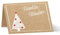 Tischkarten/Platzkarten aus Kraftpapier Motiv Besinnliche Weihnachten 50
