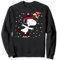Peanuts Snoopy und Woodstock Skate Holiday Sweatshirt Sweatshirt