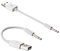 Mr. Gadget's Solutions USB Data Charger Sync Cable to 3.5mm Audio Jack Cord for iPod Shuffle 1st Gen, 2nd GEN