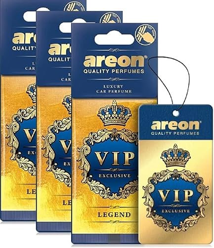 AREON LUXURY VIP Exclusive LEGEND - Car Perfume Card - Pack of 3