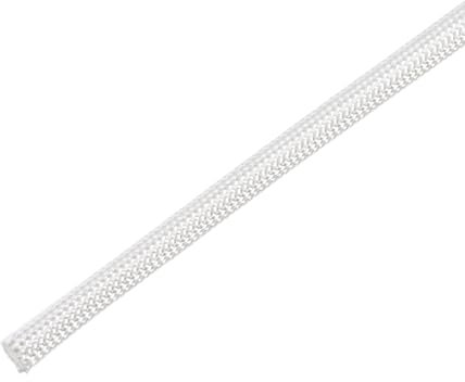 DMiotech 3mm x 5m (16,4 pieds) Manchon Fibre Verre Isolant Petites Lignes Tissu Tube pour Fil Protégeant avec Résine Blanc