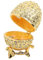 Wifehelper Emailliertes Osterei Im Vintage-Stil, Schmuck-Organizer, Schmuckkästchen, Dekoration, Kunsthandwerk, Fabergé-Sammler, Ei, Granatapfel-Schmuckkästchen