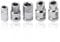 Bit Socket Adapter Set,5Pcs Square Hole to Hex Converter 1/4 to 6.3mm 3/8 to 8mm 3/8 to 10mm 1/2 to 8mm 1/2 to 10mm,Impact Coupler Adapter,Hex Power Bit,Holder for Impact Ratchet Wrench,Screwdriver