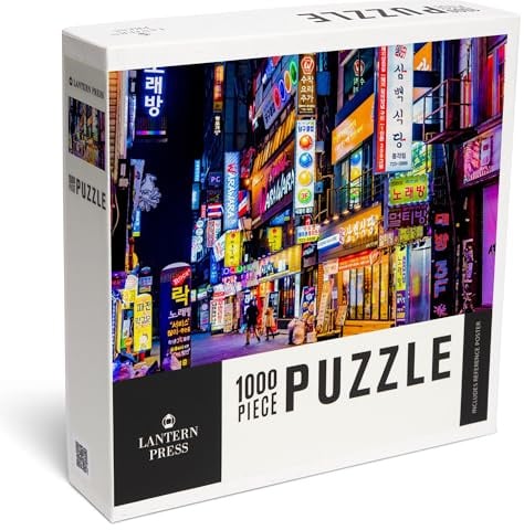 Lantern Press Seoul Südkorea Puzzle 1000 Teile für Erwachsene