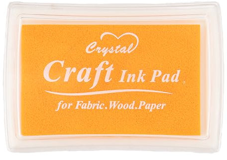 West Coast Paracord Stempelkissen, wasserlösliche Tinte für Stempeln, Scrapbooking, Bastelarbeiten, Orange (klein)