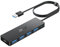 acer USB 3.0 HUB mit USB-C-Stromversorgung, Ultra Slim Multiport Hub 4 Ports USB 3.0 Adapter für PC, Laptop, Tastatur, Maus, HDD, MacBook Pro/Air, iMac, Surface Pro, macOS, Windows, Linux usw. - 120cm