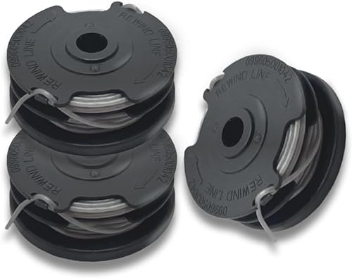 3 pcs Bobine pour coupe,Fil Coupe Bordure,Fil Coupe Bordure Universel,Convient pour Bosch Art 24 27 30 30-36 SL Tête Tondeuse À Gazon de Jardinage,Fil de Tonte Fil de Coupe
