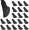Volumoon Tapas para Bastones de Senderismo, 20pcs Bastones de Trekking Accesorios Puntas de Goma Tope de Goma para Caminata Nórdica, Puntas para Bastones de Trekking para Bastones de Marcha Nórdica