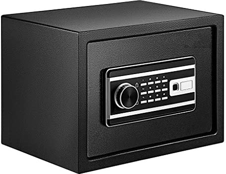 BGFYUSF Fingerabdruckschlösser, Safe, Kubikfuß, digitales elektronisches Geheim-Sparschwein zum Aufbewahren von Geld (D wie abgebildet)
