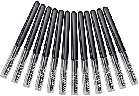 MUSISALY 60pezzi Spazzole Portatili Per Sopracciglia e Ciglia Con Coperchi Pennelli Eyelash Combs Per Make up Occhi Per Tutte Le Età