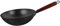 CRILSTYLEO Wok De Mango De Madera Sartén Antiadherente Para Cocina Para Estufas De Gas y Sin Recubrimiento Sin Tapa