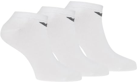 Emporio Armani Men's Casual Cotton 3-pack Sneaker Socks 3-PACK SNEAKER SOCKS