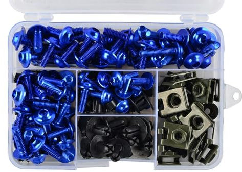 FYXRAO - Kit bulloni carenatura Completa Motocicletta Clip in Acciaio Inox Dado Viti carrozzeria per K-TM Duke RC 125 200 NG 250 390 690 790 890 890R 1290 1290R Super GT
