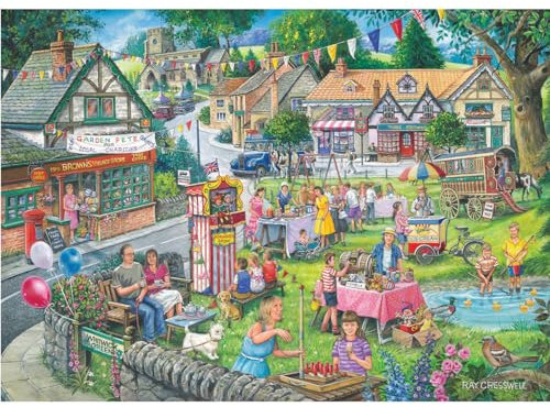 The House of Puzzles Summer Green Jigsaw - 500 Piece Jigsaws For Adults, Artist Illustrated, Scenic Landscape, Deluxe Puzzle Gifts