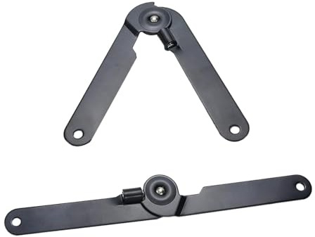 Homyl 2-Piece Folding Support Hinge, Support Brace, Furniture Hinge, Lid Lifter for Jewelry Box, Bin