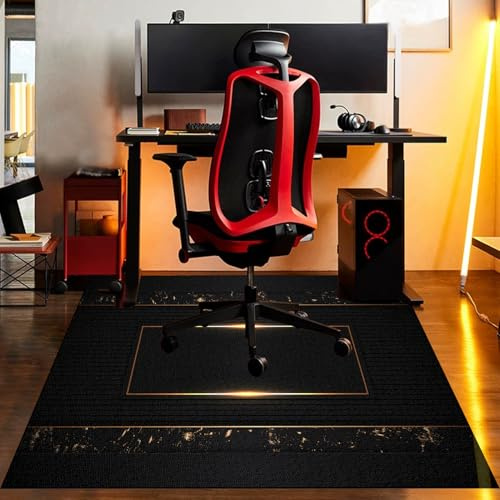 Protector Suelo Silla Ruedas Gaming Antideslizante Alfombra Silla Escritorio Alfombra Silla Gaming Alfombra Oficina para Silla con Ruedas Alfombra Protectora Suelo Silla Alfombra Gamer 90 x 140 cm